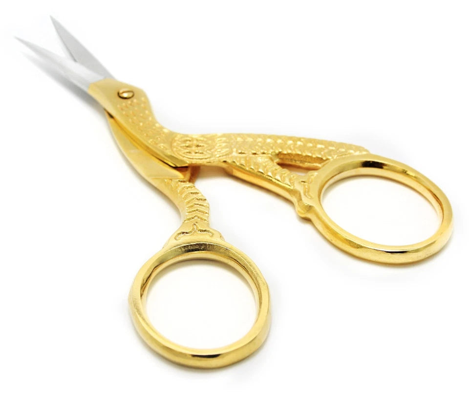 Stork Embroidery Scissors Bird Style Fancy Nail Tool - HARYALI LONDON